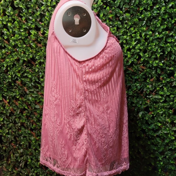 Pink SB Lace Top 2X - Picture 2 of 6
